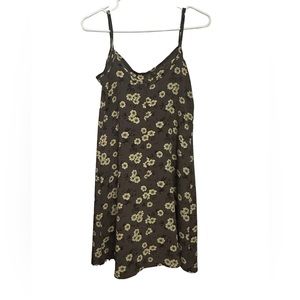 Byer Too! babydoll floral summer brown flowy womens size 3